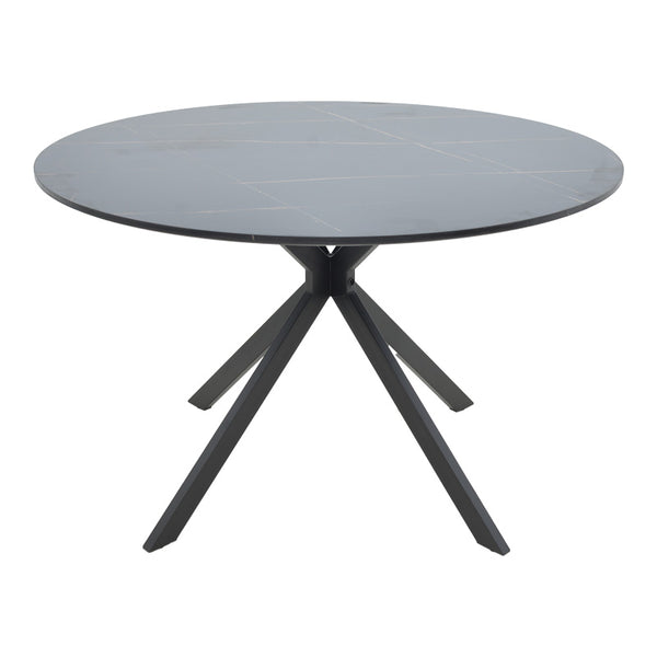 Masa Xuson, Negru, 120x120x75 cm