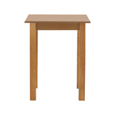 Masa Zolenio din lemn de fag solid cu blat finisaj, nuc, 60x60x76 cm, imagine suplimentara