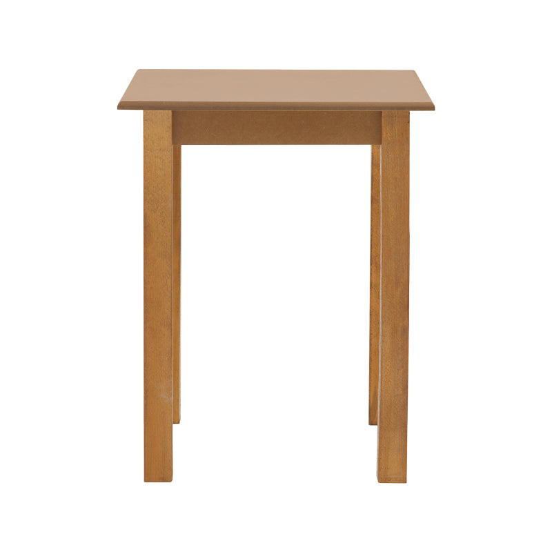 Masa Zolenio din lemn de fag solid cu blat finisaj, nuc, 60x60x76 cm, imagine suplimentara