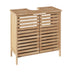 dulap de baie Masca de chiuveta baie Sicela lemn Natural 60x28x80 cm