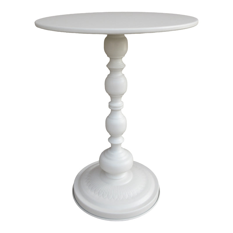 Măsuță auxiliară metalică Anesor, Metal, Crem, 40x52 cm - Bej