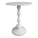 Măsuță auxiliară metalică Anesor, Metal, Crem, 40x52 cm - Bej