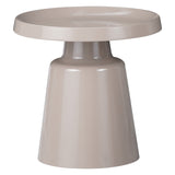 Set 2 mese de cafea Ginoze, Metal, 70x70x40 cm - Bej