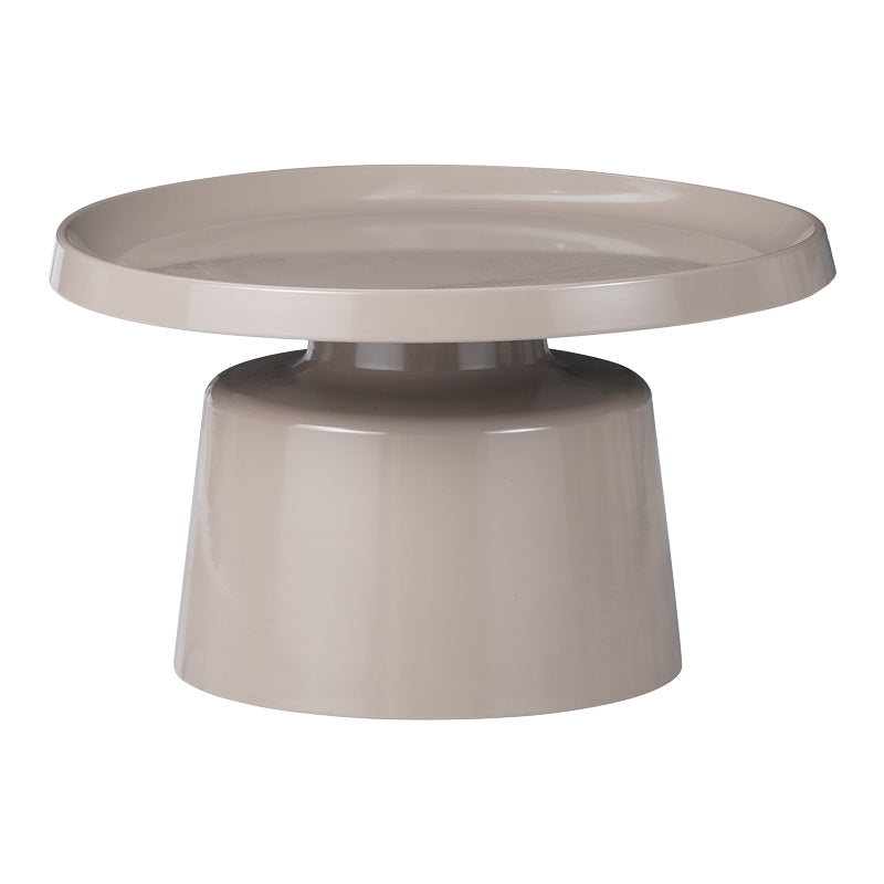 Set 2 mese de cafea Ginoze, Metal, 70x70x40 cm - Bej