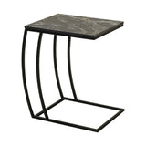 Masuta Cafea Laterala Adore C shape, 50x62x35 cm - Antracit