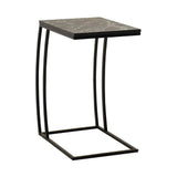 Masuta Cafea Laterala Adore C shape, 50x62x35 cm - Antracit