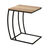 Masuta Cafea Laterala Adore C shape, 50x62x35 cm - Natur