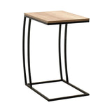 Masuta Cafea Laterala Adore C shape, 50x62x35 cm - Natur