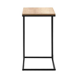 Masuta Cafea Laterala Adore C shape, 50x62x35 cm - Natur