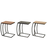 Masuta Cafea Laterala Adore C shape, 50x62x35 cm - Natur