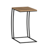 Masuta Cafea Laterala Adore C shape, 50x62x35 cm - Stejar