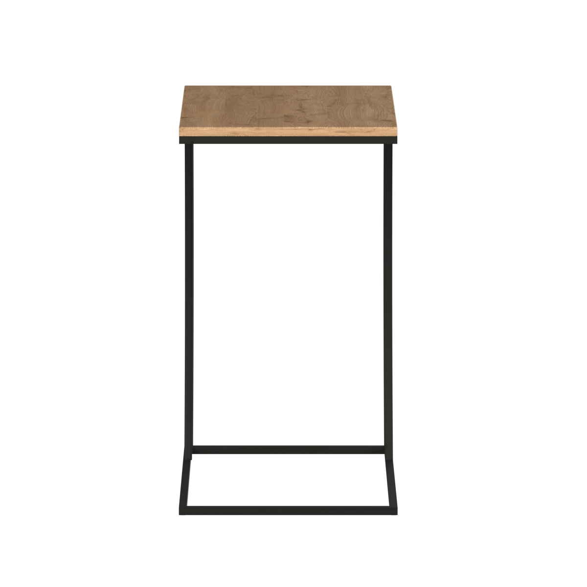 Masuta Cafea Laterala Adore C shape, 50x62x35 cm - Stejar