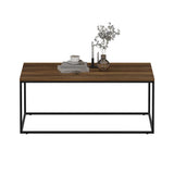 Masuta Cafea Rectangulara Adore Profile, Maro, 100x42x60 cm
