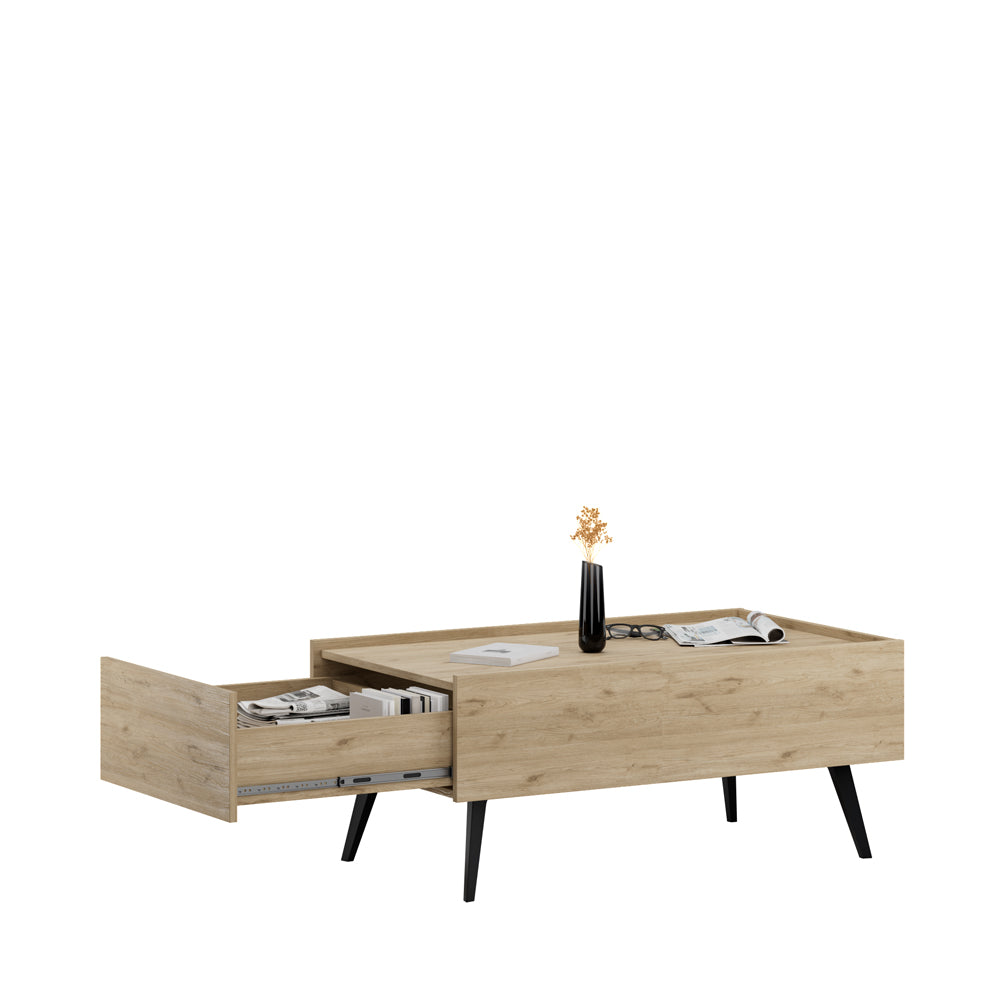 Masuta de cafea Adore Luna, Stejar, 103x45x60 cm