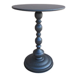 Măsuță auxiliară metalică Anesor, Metal, Crem, 40x52 cm - Negru