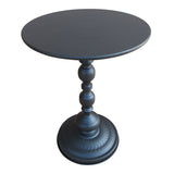 Măsuță auxiliară metalică Anesor, Metal, Crem, 40x52 cm - Negru