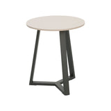 Masuta de cafea Berton, Metal, D45x52 cm - Negru