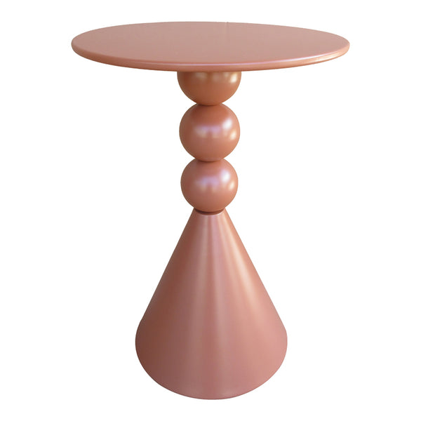 Măsuță de cafea Bilane, Metal, Terracotta, Negru, 39x60 cm