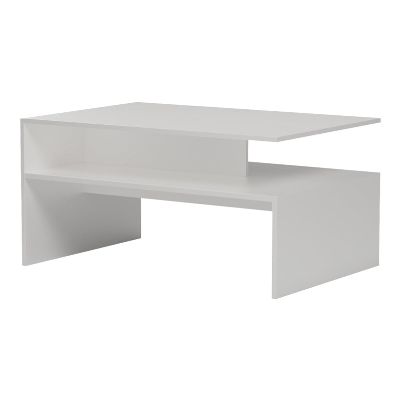 Masuta de cafea Coffa, 90x60x45 cm - Alb
