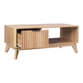 Masuta de cafea, cu aspect Natural Hamea, 110x55x45 cm, detaliu produs