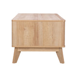 Masuta de cafea, cu aspect Natural Hamea, 110x55x45 cm
