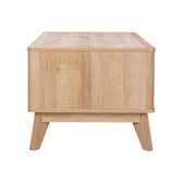 Masuta de cafea, cu aspect Natural Hamea, 110x55x45 cm, foto produs