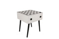 Masuta de cafea cu Design de Masa Sah , White, Alb, 50 x 60 x 50 cm