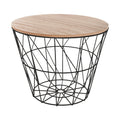 Masuta de Cafea cu stand metal 38x38 cm