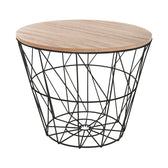 Masuta de Cafea cu stand metal 38x38 cm