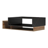 Masuta de cafea Dekost, Pal melaminat, 105x50x32 cm - Stejar-Marmura Neagra