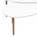 Masuta de cafea din alb-Natural Monty, 116x46x6 cm, perspectiva suplimentara