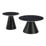 Masuta de cafea Duoma, Metal - Negru