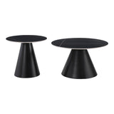Masuta de cafea Duoma, Metal - Negru