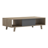 Masuta de cafea Elonza, Sonoma-Antracit, 120x60x36 cm