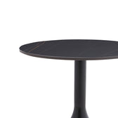 Masuta de cafea Fabron piatra sinterizata, negru, 50x50x52 cm, imagine suplimentara