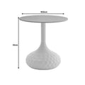 Masuta de cafea Fabron piatra sinterizata, negru, 50x50x52 cm, perspectiva suplimentara