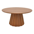 Masuta de cafea Franzel, MDF, Nuc, D80x40 cm, imagine ambient