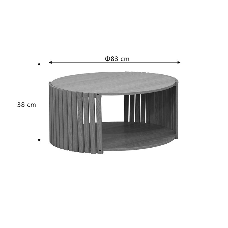 Masuta de cafea Heavenly MDF culoare lemn, Natural, D83x38 cm