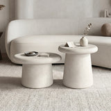 Masuta de cafea Herona, MDF, Alb