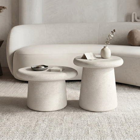 Masuta de cafea Herona, MDF, Alb