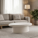 Masuta de cafea Herona, MDF, Alb, 100x60x34 cm