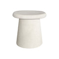 Masuta de cafea Herona, MDF, Alb, D47x48 cm, imagine ambient