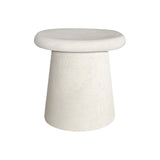 Masuta de cafea Herona, MDF, Alb, D47x48 cm