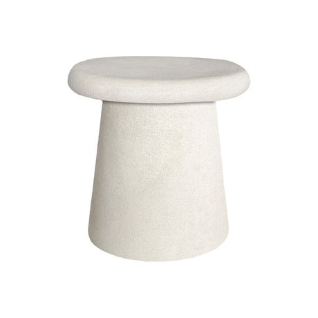 Masuta de cafea Herona, MDF, Alb, D47x48 cm