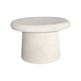 Masuta de cafea Herona, MDF, Alb, D60x40 cm, imagine ambient