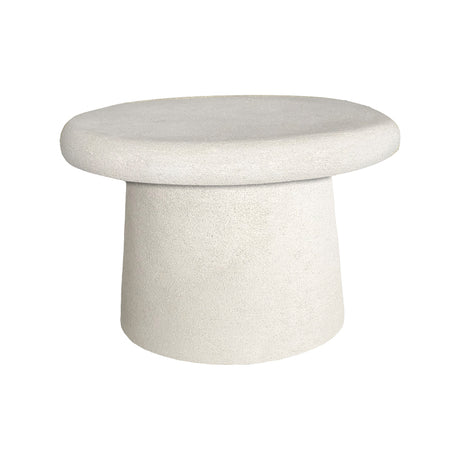 Masuta de cafea Herona, MDF, Alb, D60x40 cm