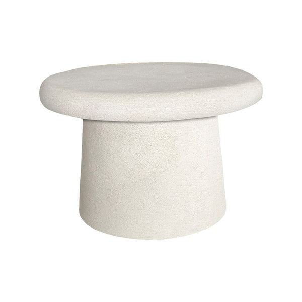 Masuta de cafea Herona, MDF, Alb, D60x40 cm