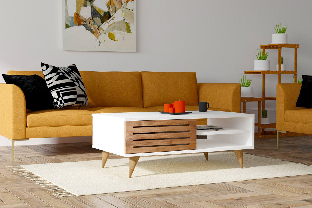 Masuta de cafea Hit, Nuc, 100x42x60 cm