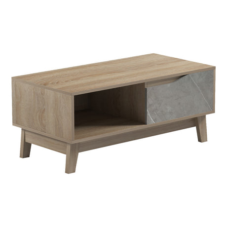 Masuta de Cafea Judas Sonoma Bej marmura, 90x45x38 cm