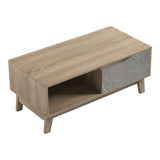 Masuta de Cafea Judas Sonoma Bej marmura, 90x45x38 cm